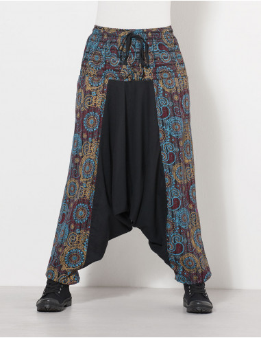 Cotton sarouel unisex striped