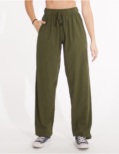 Unisex cotton plain sw pants