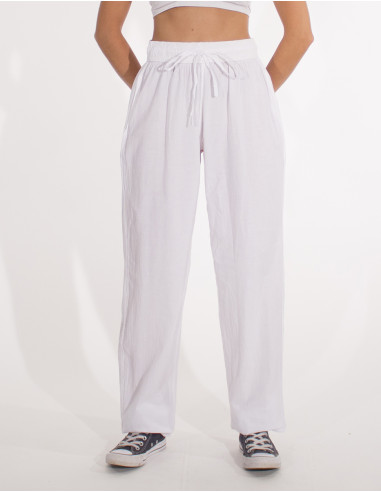 Unisex cotton plain sw pants