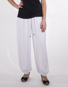 Plain viscose trousers 2