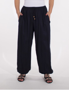 Plain viscose trousers 2