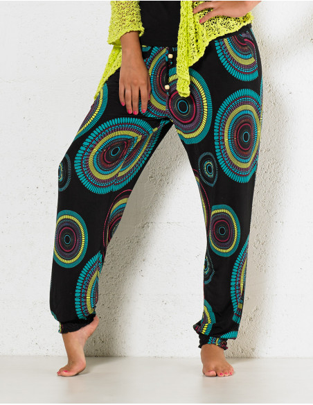 Pantalon Maille 96% Polyester 4% Elastha