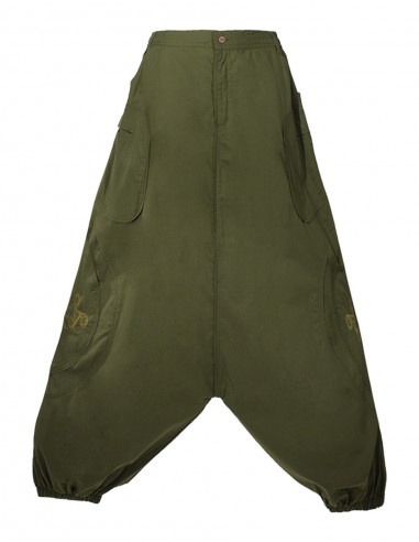 Cotton poplin gent sarouel