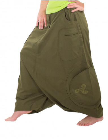 Cotton poplin gent sarouel