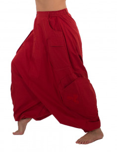 Cotton poplin gent sarouel 2