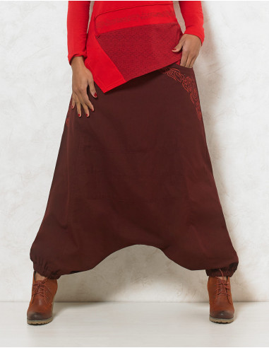 Sarouel pur coton style tribal