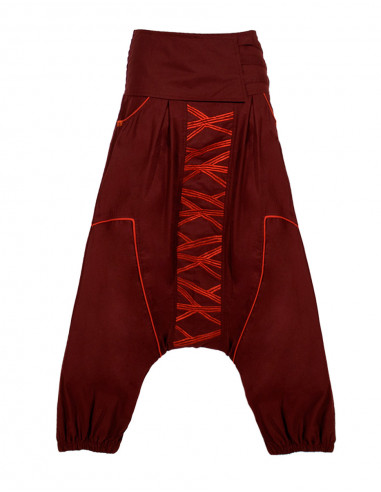 Cotton sarouel with embroideries