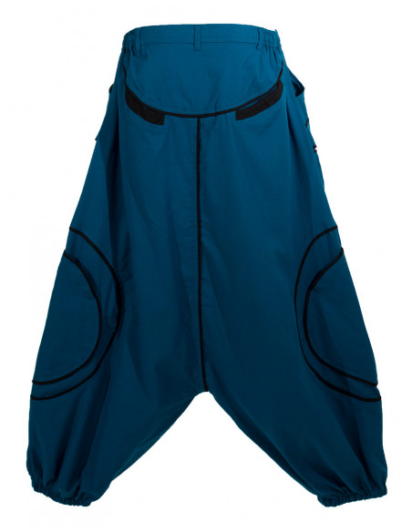 Cotton unisex sarouel with celtic embroideries