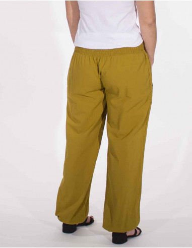 Pantalon femme coton style Aladin