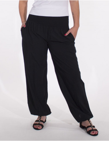 Pantalon femme coton style Aladin