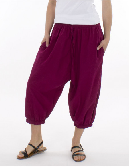 Light cotton harem pants