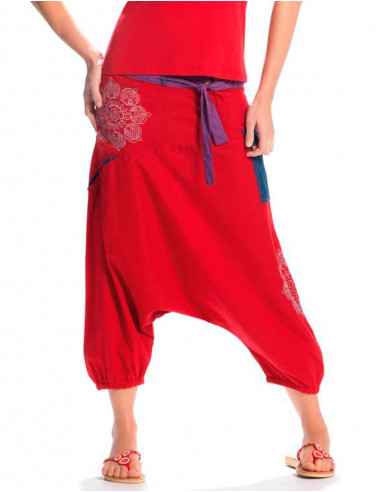 Sarouel femme voile de coton