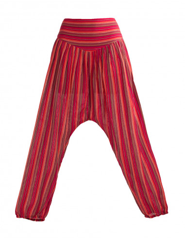 Lady cotton striped pant