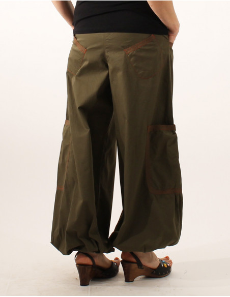 Cotton sarouel pants women