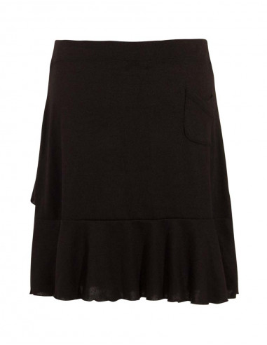 Knitted 95% polyester 5% elastane skirt with magic print