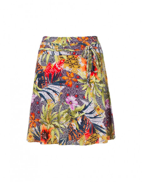 Skirt with botanic print
