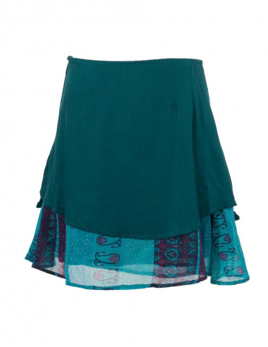 Polyester skirt with lining