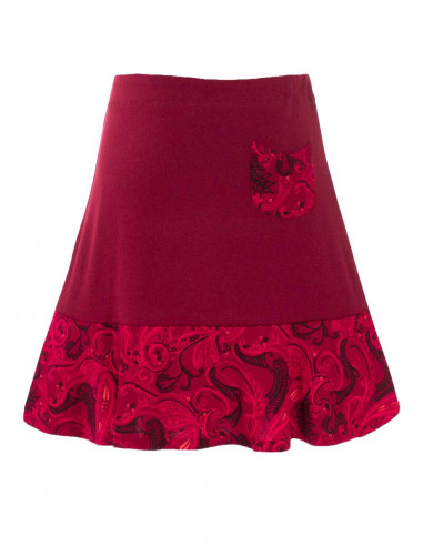 Knitted 95% Polyester 5% spandex skirt