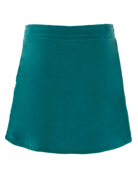 Jupe courte maille polyester brodée