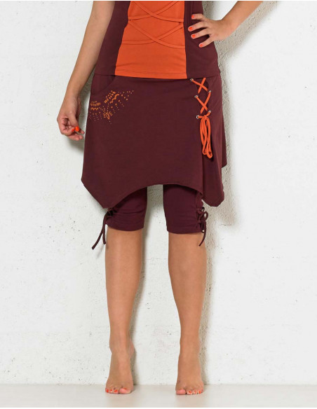 Knitted 97% cotton 3% spandex skirt