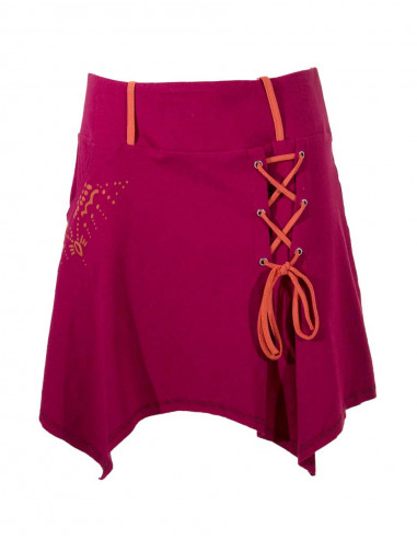 Knitted 97% cotton 3% spandex skirt