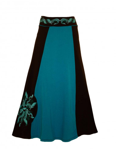 Knitted 97% cotton 3% spandex skirt