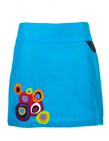 Cotton patch skirt