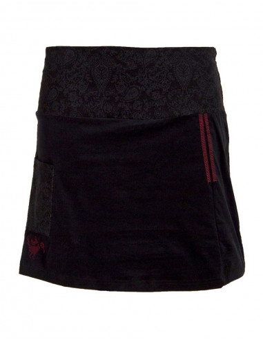 Jupe courte en velours