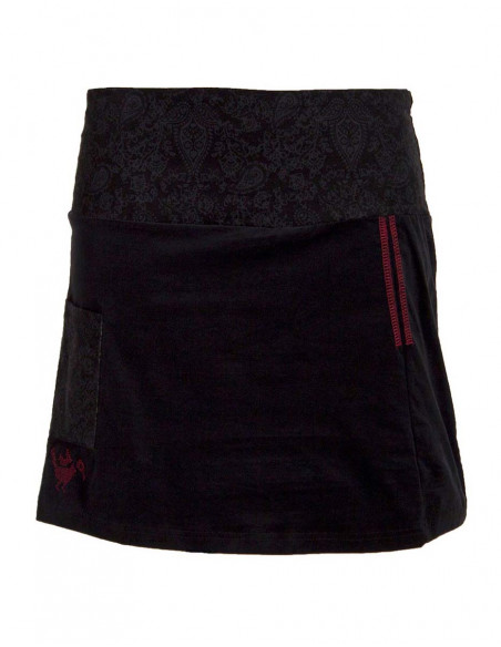 Jupe courte en velours