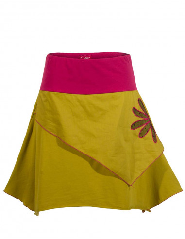 Jupe courte asymétrique