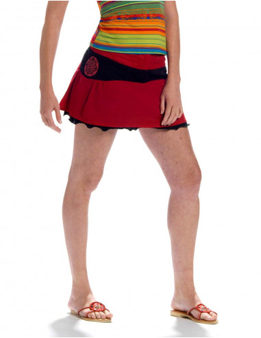Minijupe Bicolore doublée