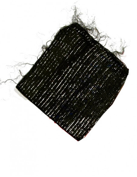 Pack de 10 carrés de coton avec franges