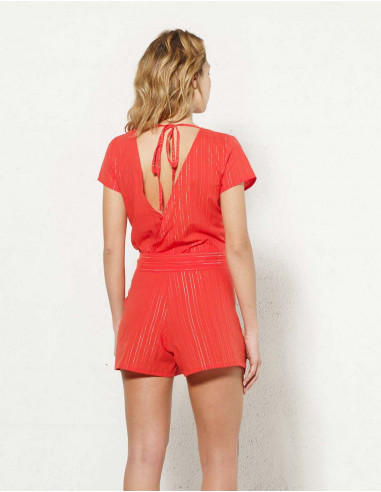 Lady Romper 99%Cotton 1%Metallic Yarn