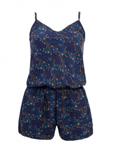 Combi Courte Polyester Bretelles Sari