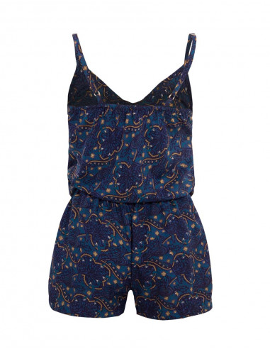 Combi Courte Polyester Bretelles Sari