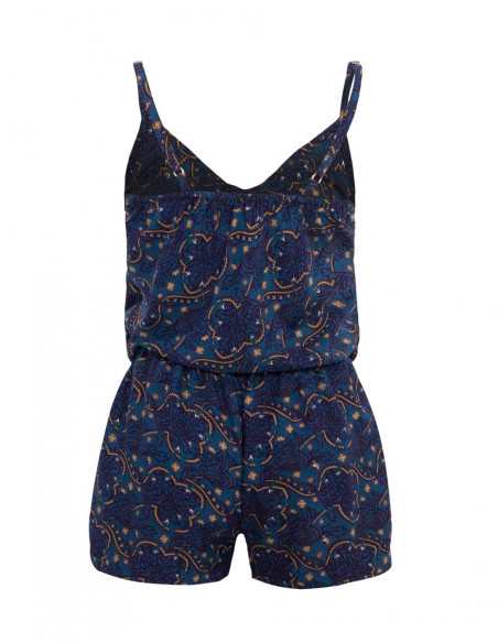 Combi Courte Polyester Bretelles Sari