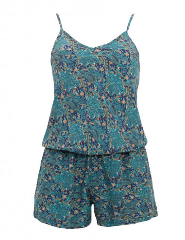 Combi Courte Polyester Bretelles Sari