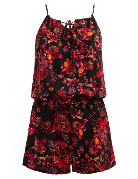 Combi Short Viscose Imprime Rock