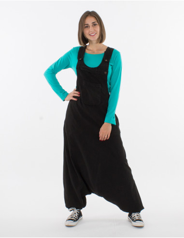 Combi sarouel coton unie