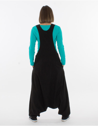 Combi sarouel coton unie