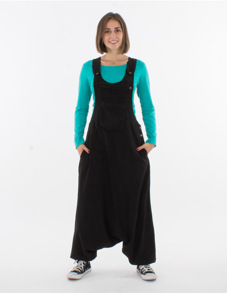 Combi sarouel coton unie