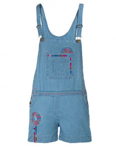 Combi Courte Coton Jean