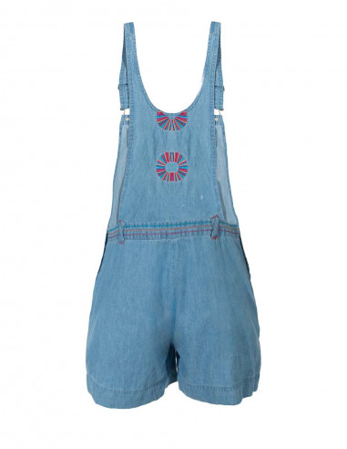 Cotton short jean combi