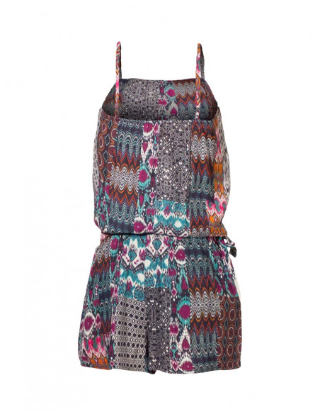 Combi Short Viscose Imprime Patch Ikat