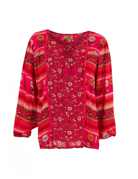 Chemiser Crepe De Viscose Manches Longue