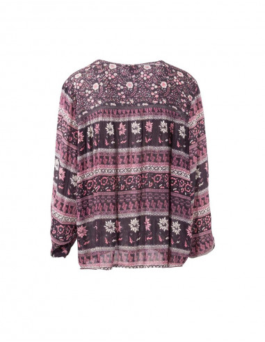 Chemiser Crepe De Viscose Manches Longue