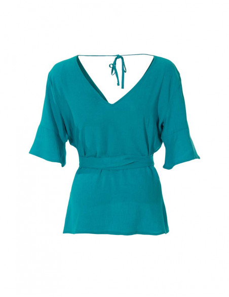 Lady Blouse 88%Viscose 12%Linen