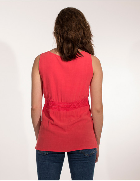 Lady Blouse 88%Viscose 12%Linen