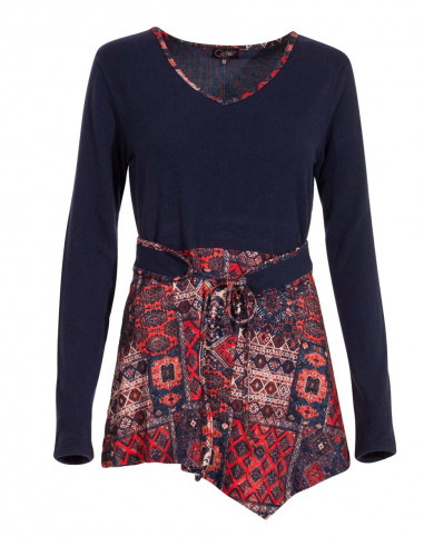 Chemisier Maille 97%Polyester 3%Elasthane