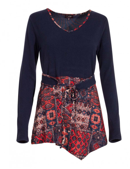 Chemisier Maille 97%Polyester 3%Elasthane